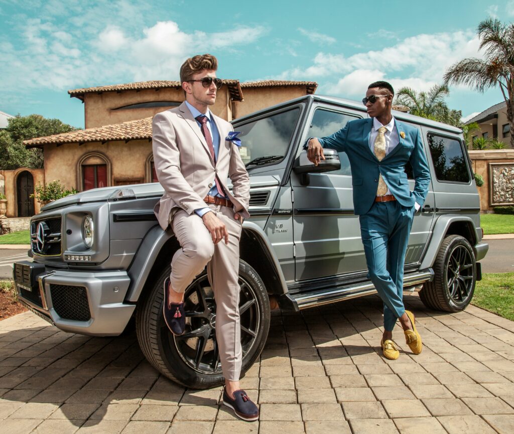 men wearing suits